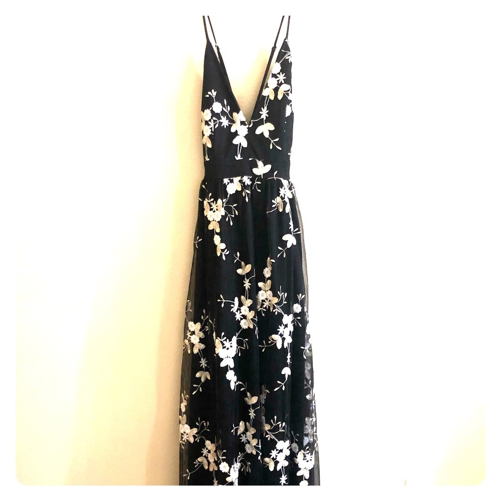 Black and white dress